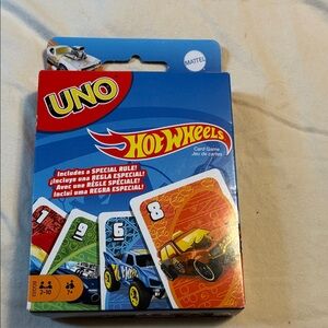 UNO Hot Wheels Card Game Nwot